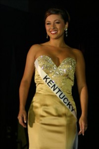 Mallory Ervin in the Formal Wear Competition at the 2005 National Pageant