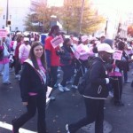 Jennifer Mullins at Breast Cancer Walk