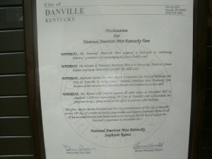 Stephanie Ramos honored for her work