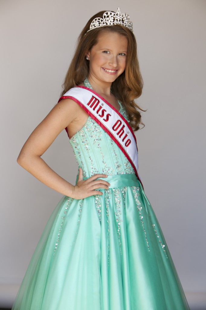 Katylin Sweeney, Miss Ohio Junior Pre-Teen, won first